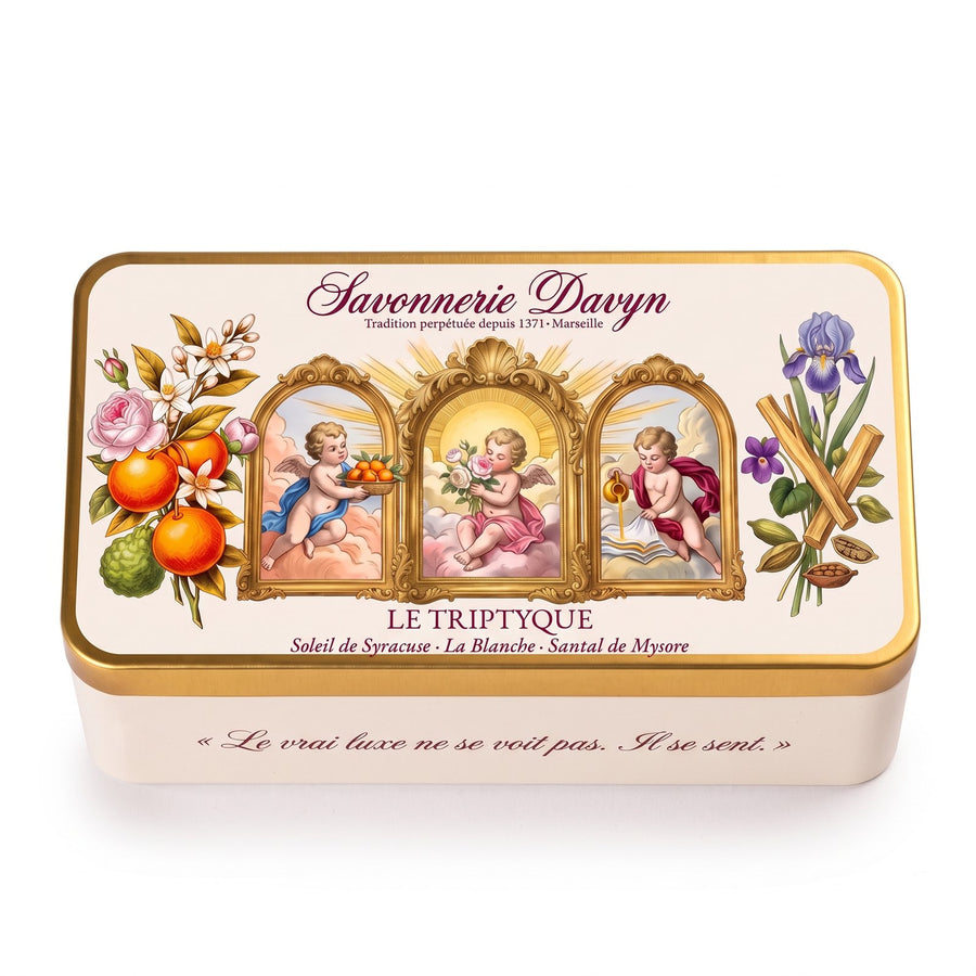 Le Triptyque, coffret fermé