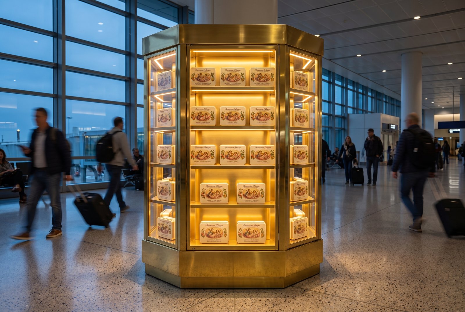 Davyn dans les aéroports