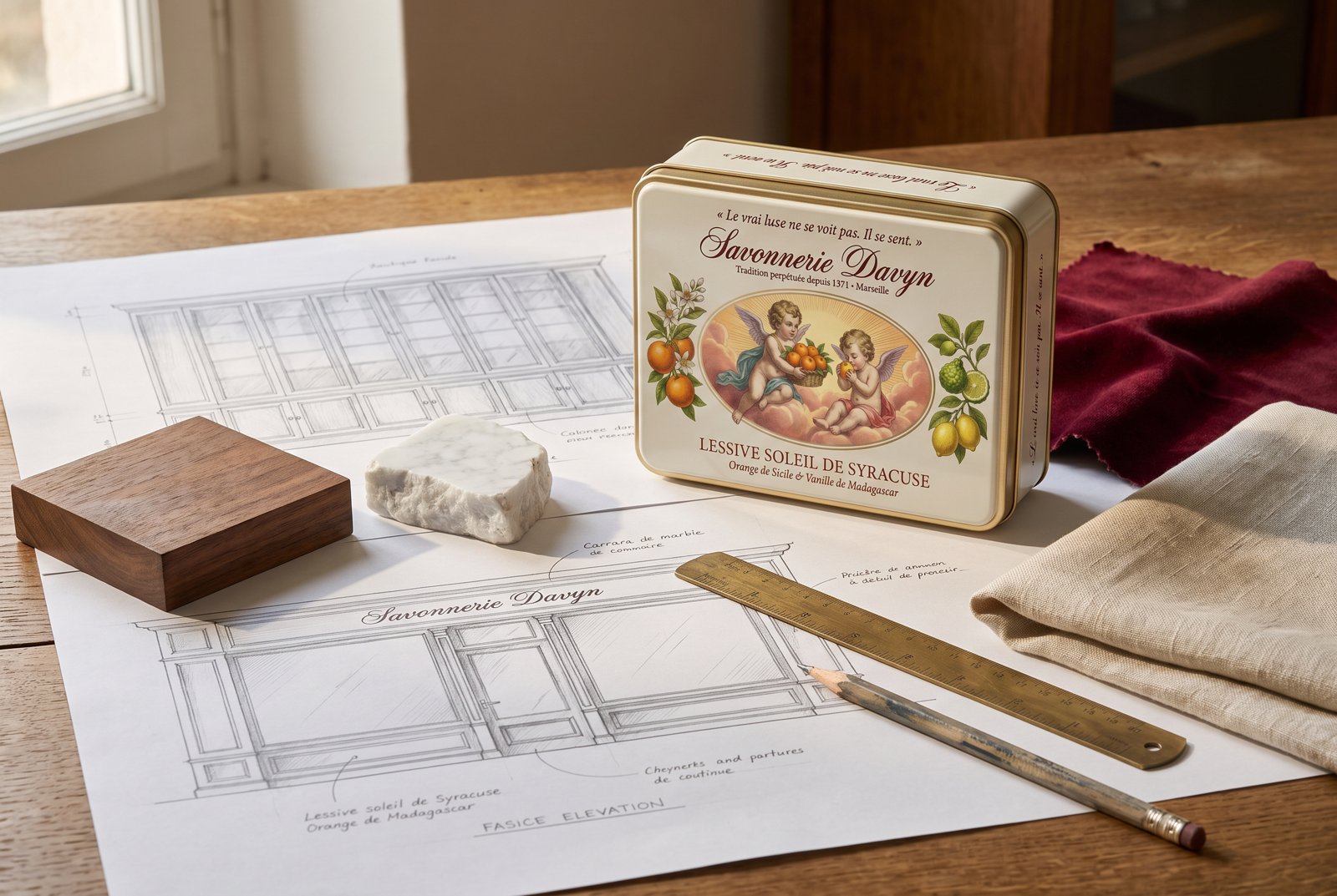 La table à dessin — comment les boutiques se conçoivent